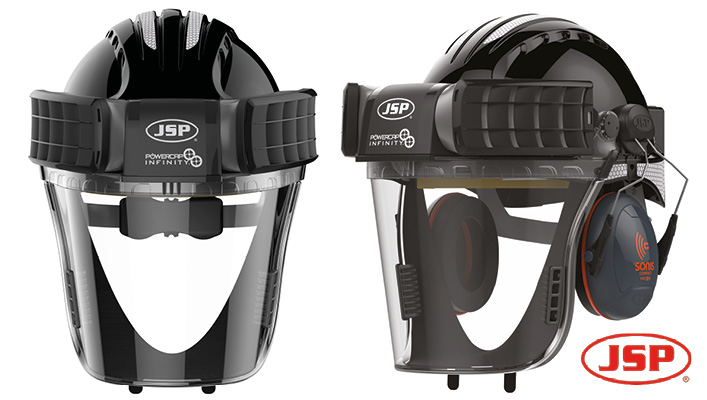 JSP Powercap Infinity Gebläsefiltergerät für Bau, Handwerk und Partikelschutz